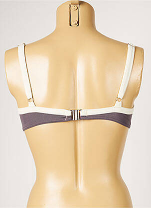 Sutien de costum de baie elasticitate gri LIVIA femeie