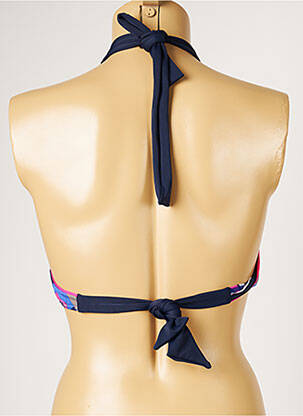 Sutien de costum de baie elasticitate top sutien modelat albastru LIVIA femeie