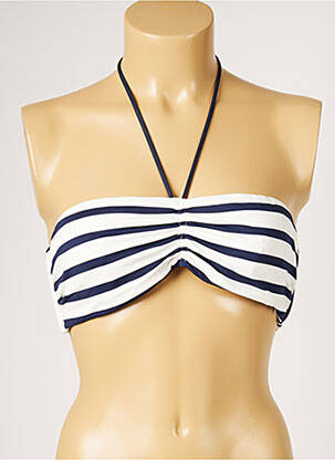 Sutien de costum de baie alb LIVIA femeie