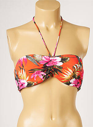 Sutien de costum de baie elasticitate portocalie LIVIA femeie