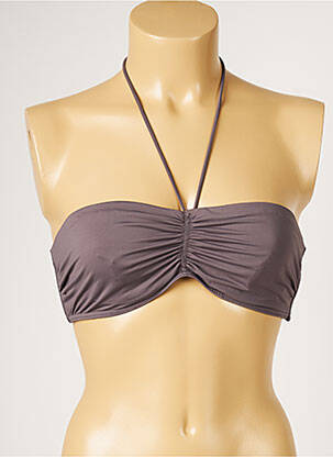 Sutien de costum de baie elasticitate gri LIVIA femeie