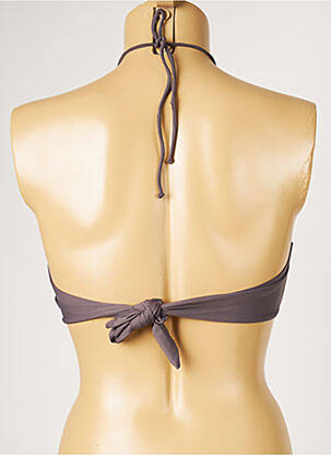 Sutien de costum de baie elasticitate gri LIVIA femeie