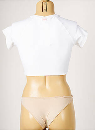 Sutien de costum de baie elasticitate alb BANANA MOON femeie