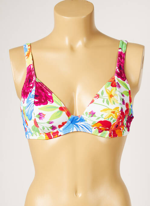 Sutien de costum de baie alb LIVIA femeie