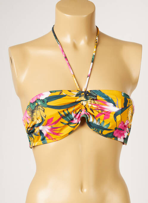 Sutien de costum de baie galben LIVIA femeie