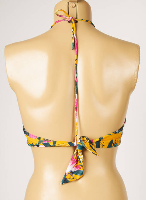 Sutien de costum de baie galben LIVIA femeie