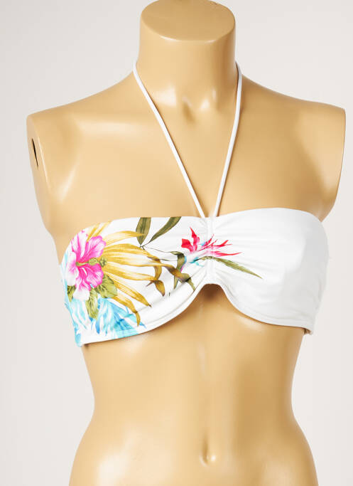 Sutien de costum de baie alb LIVIA femeie