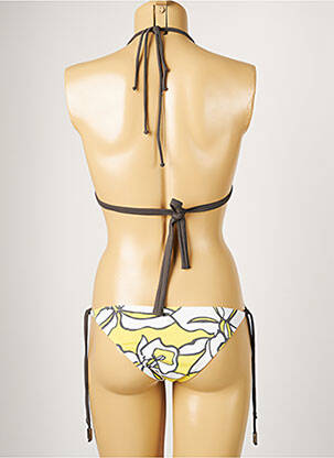 Costum de baie din două piese elasticitate top triunghiuri galben BANANA MOON femeie