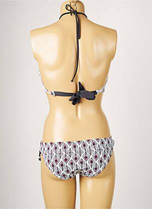 Costum de baie din două piese elasticitate top sutien modelat alb BANANA MOON femeie