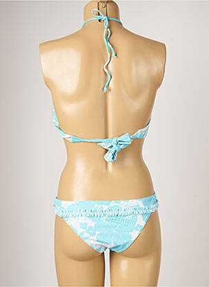Costum de baie din două piese elasticitate top sutien modelat albastru BANANA MOON femeie