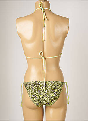 Costum de baie din două piese elasticitate top triunghiuri verde BANANA MOON femeie
