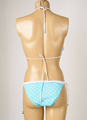Costum de baie din două piese elasticitate top sutien modelat albastru BANANA MOON femeie