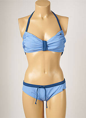 Costum de baie din două piese elasticitate albastru BANANA MOON femeie