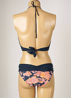 Costum de baie din două piese elasticitate albastru BANANA MOON femeie