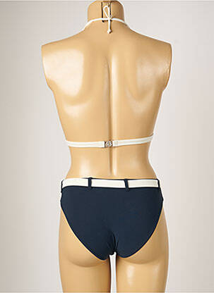 Costum de baie din două piese elasticitate top triunghiuri albastru BANANA MOON femeie