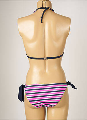Costum de baie din două piese elasticitate top triunghiuri roz BANANA MOON femeie