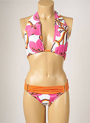 Costum de baie din două piese elasticitate top sutien modelat roz BANANA MOON femeie