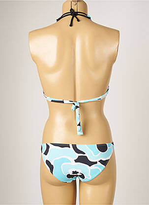 Costum de baie din două piese elasticitate top triunghiuri albastru BANANA MOON femeie
