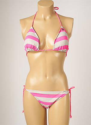 Costum de baie din două piese elasticitate top sutien modelat roz BANANA MOON femeie