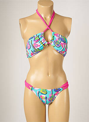 Costum de baie din două piese elasticitate albastru BANANA MOON femeie