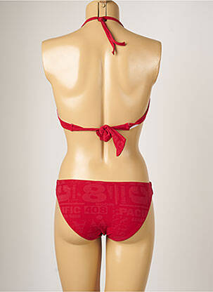 Costum de baie din două piese elasticitate top sutien modelat roșu BANANA MOON femeie