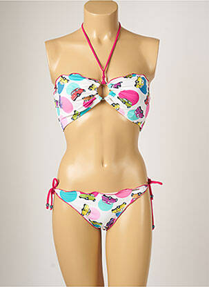 Costum de baie din două piese elasticitate top sutien modelat roz BANANA MOON femeie