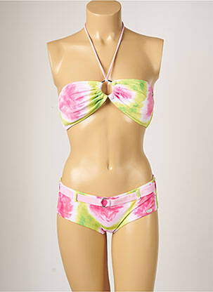 Costum de baie din două piese elasticitate top sutien modelat roz BANANA MOON femeie