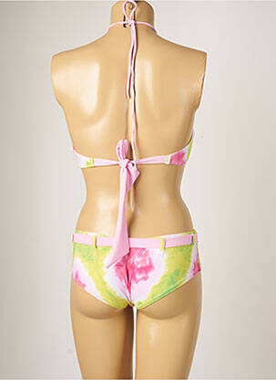 Costum de baie din două piese elasticitate top sutien modelat roz BANANA MOON femeie