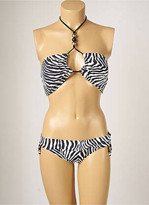 Costum de baie din două piese elasticitate top sutien modelat negru BANANA MOON femeie