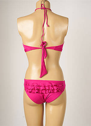 Costum de baie din două piese elasticitate top sutien modelat roz BANANA MOON femeie
