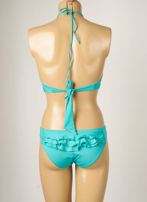 Costum de baie din două piese elasticitate top sutien modelat albastru BANANA MOON femme