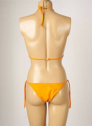 Costum de baie din două piese elasticitate top triunghiuri portocalie BANANA MOON femeie