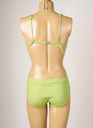 Costum de baie din două piese elasticitate top triunghiuri verde BANANA MOON femeie