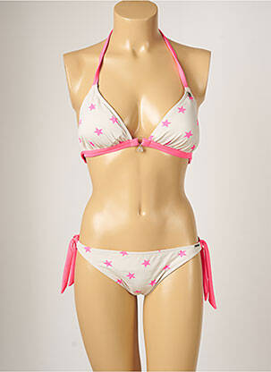 Costum de baie din două piese elasticitate top sutien modelat gri BANANA MOON femeie
