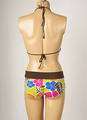 Costum de baie din două piese elasticitate top sutien modelat verde BANANA MOON femeie