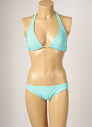 Costum de baie din două piese elasticitate top triunghiuri albastru BANANA MOON femeie