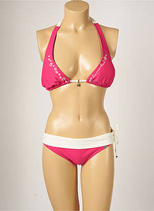 Costum de baie din două piese elasticitate top sutien modelat roz BANANA MOON femeie