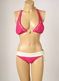 Costum de baie din două piese elasticitate top sutien modelat roz BANANA MOON femme
