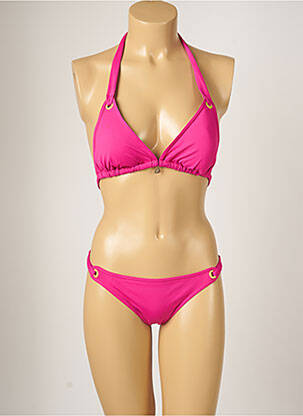 Costum de baie din două piese elasticitate top sutien modelat roz BANANA MOON femeie