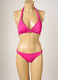 Costum de baie din două piese elasticitate top sutien modelat roz BANANA MOON femeie