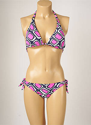 Costum de baie din două piese elasticitate top sutien modelat roz BANANA MOON femeie