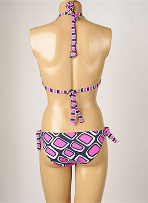 Costum de baie din două piese elasticitate top sutien modelat roz BANANA MOON femeie
