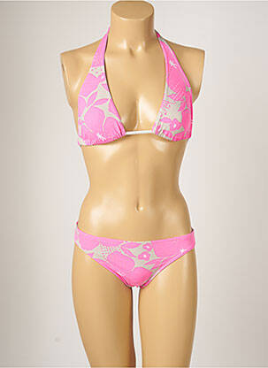Costum de baie din două piese elasticitate roz BANANA MOON femeie