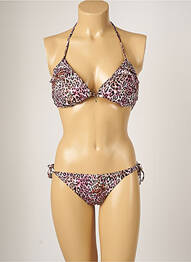 Costum de baie din două piese elasticitate top sutien modelat violet BANANA MOON femme