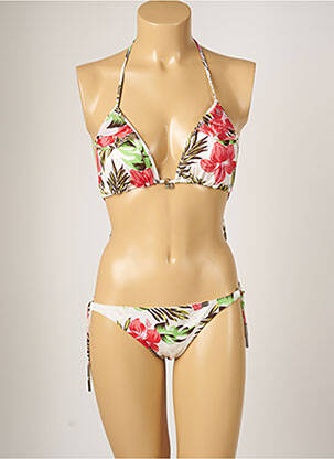 Costum de baie din două piese elasticitate top sutien modelat verde BANANA MOON femeie