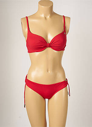 Costum de baie din două piese elasticitate top sutien modelat roșu BANANA MOON femeie