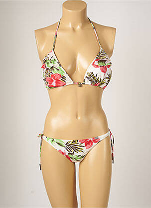 Costum de baie din două piese elasticitate top sutien modelat verde BANANA MOON femeie