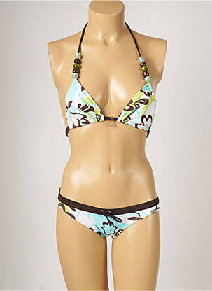 Costum de baie din două piese elasticitate albastru BANANA MOON femeie