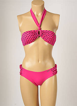 Costum de baie din două piese elasticitate top sutien modelat roz BANANA MOON femeie