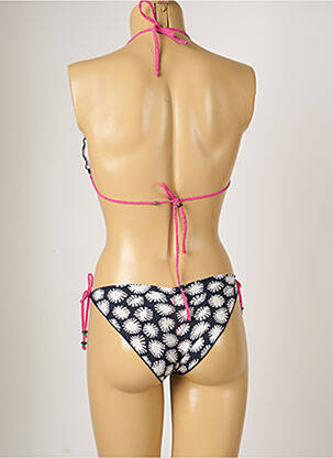 Costum de baie din două piese elasticitate top sutien modelat albastru BANANA MOON femeie